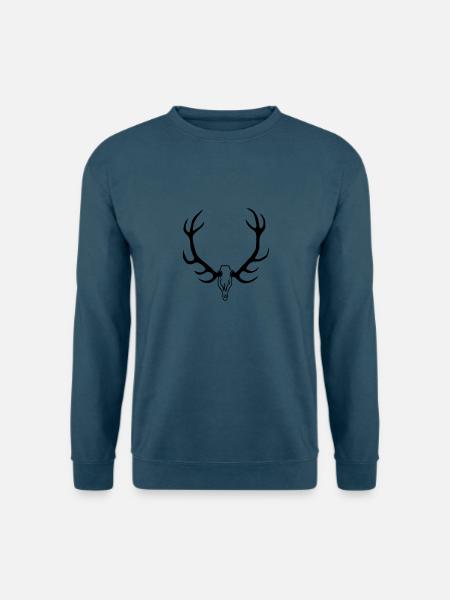 fellforst_geweih - Unisex Pullover - Meeresblau