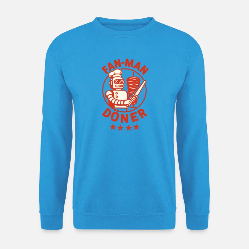 Robo Döner - Unisex Pullover - Meeresblau