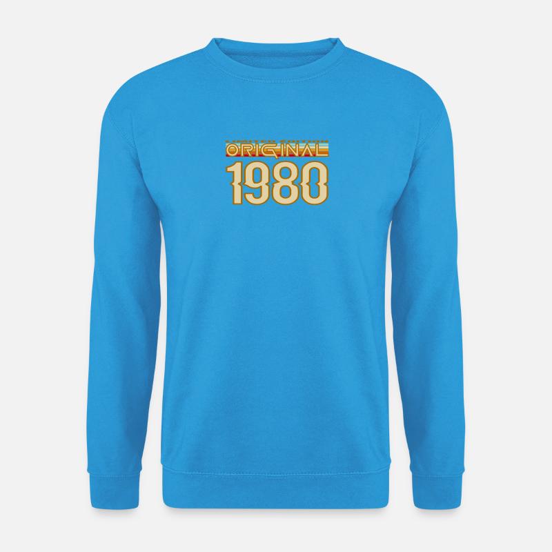 Retro 1980's First Edition - Unisex Sweatshirt - sea blue