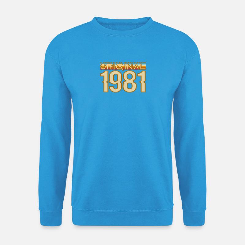 1981 Retro Original - Unisex Pullover - Meeresblau