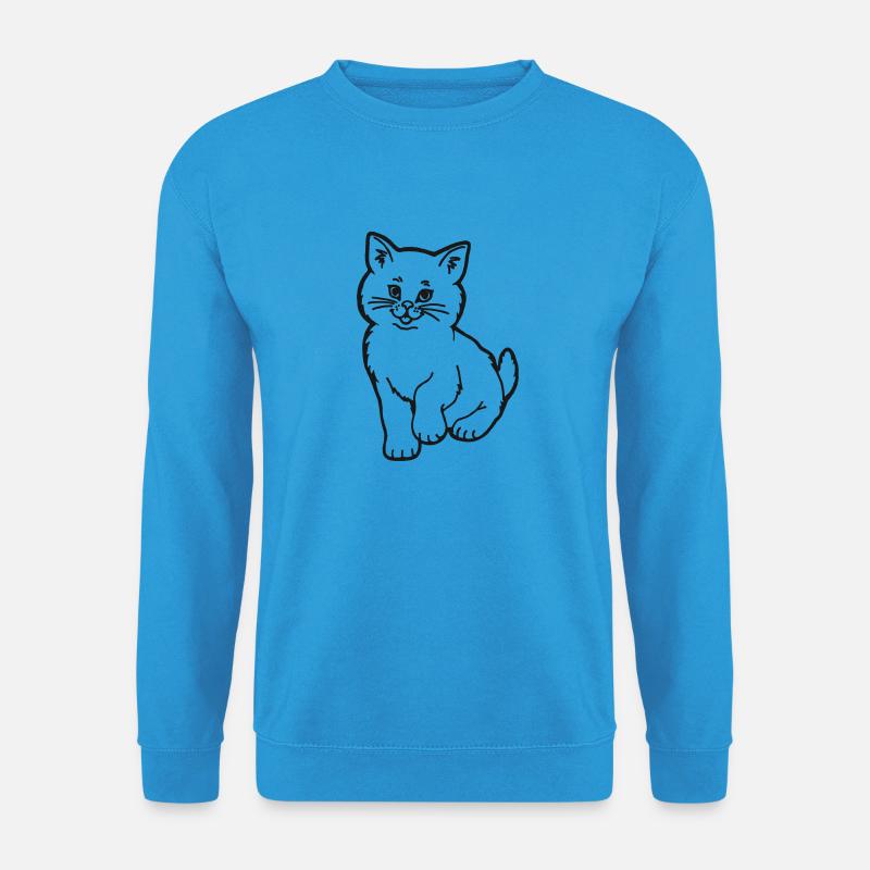 kitten - Unisex Pullover - Meeresblau