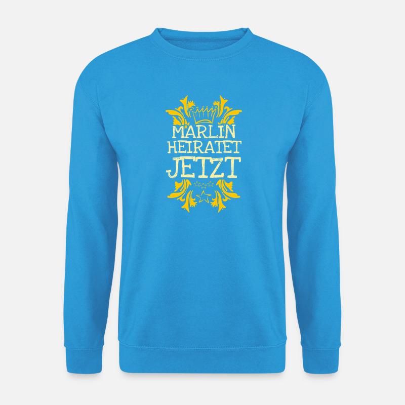 Geschenk für Marlin - Unisex Pullover - Meeresblau
