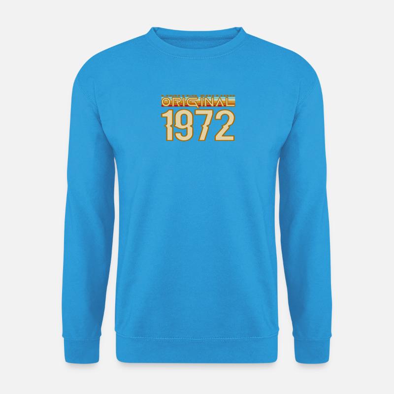 Logo Retro 1972 Original - Unisex Pullover - Meeresblau