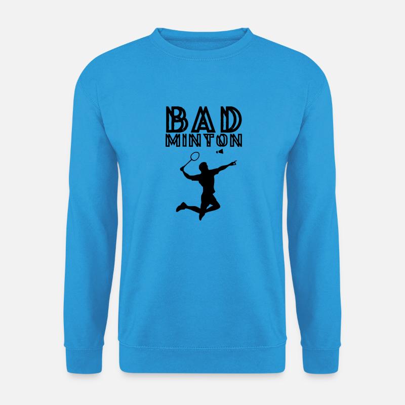 Badminton - Unisex Pullover - Meeresblau