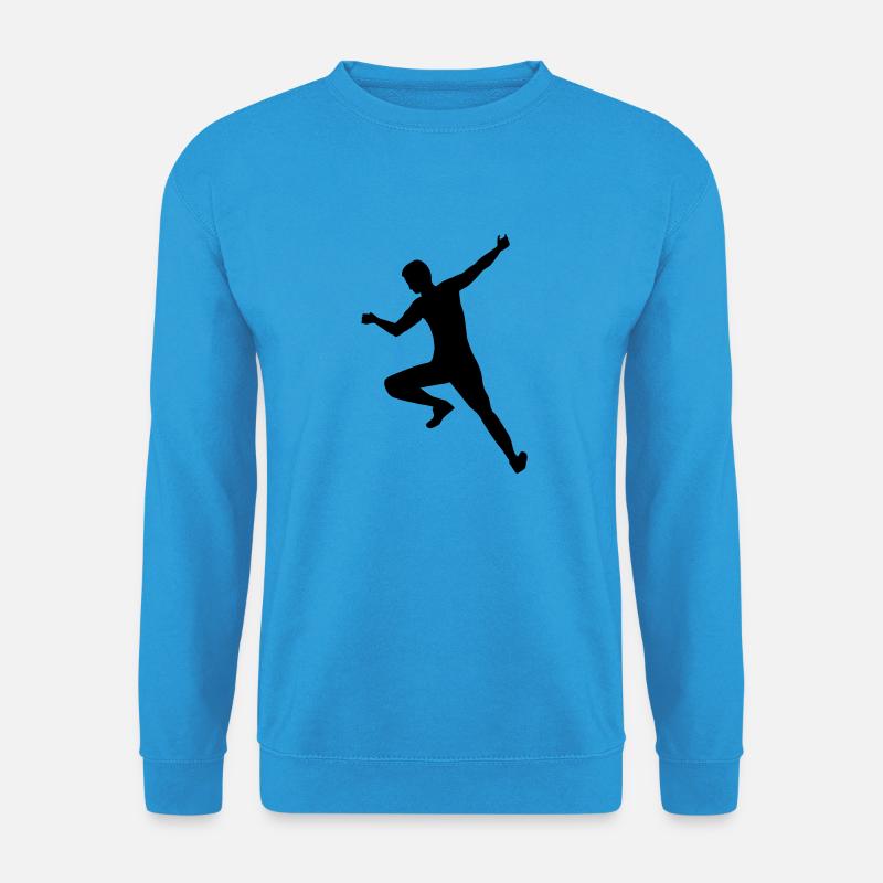 Bouldern - Unisex Pullover - Meeresblau
