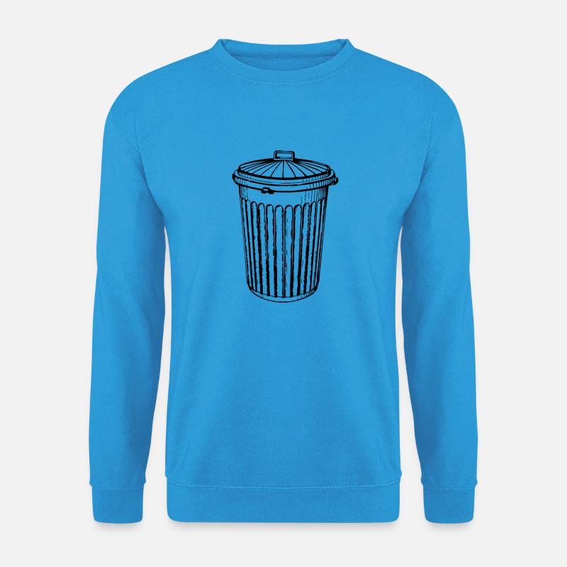 Mülleimer - Unisex Pullover - Meeresblau