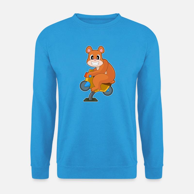 Bär Motorrad - Unisex Pullover - Meeresblau