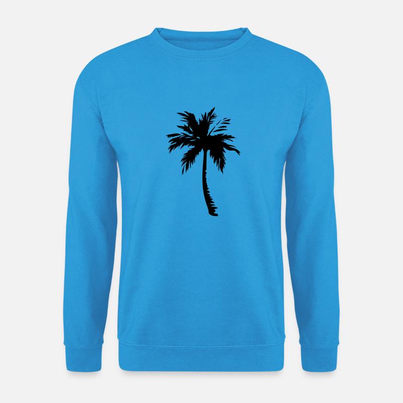 palm tree - Unisex Pullover - Meeresblau