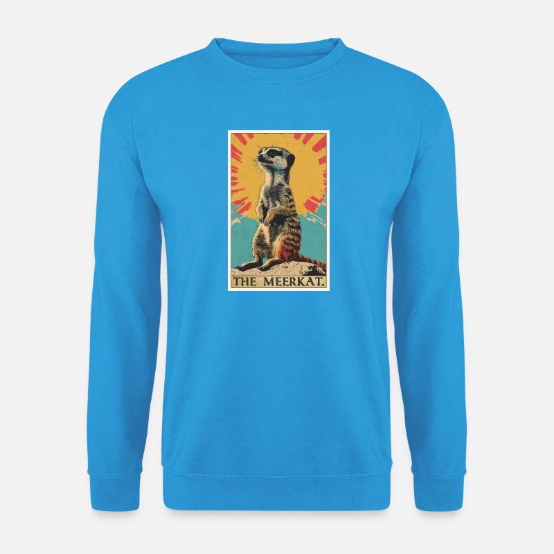 Suricate Erdmännchen - Sweat-shirt Unisexe - bleu mer