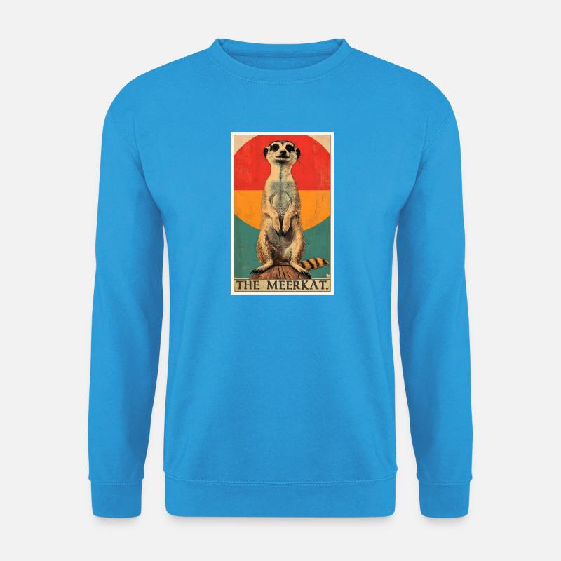 Meerkat Erdmännchen - Unisex Pullover - Meeresblau