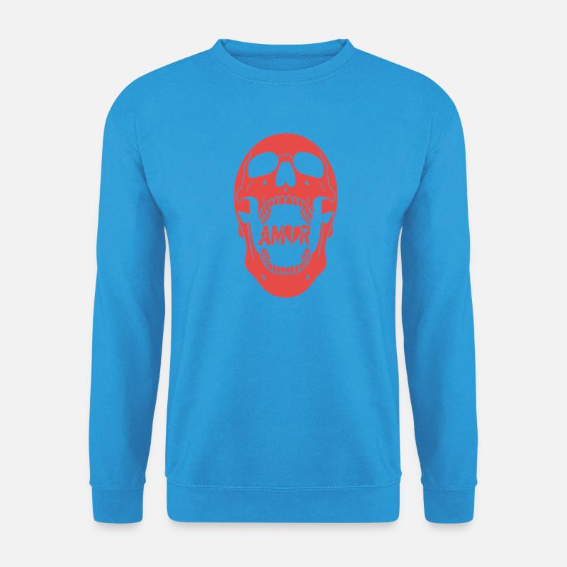 Amor-Design - Unisex Pullover - Meeresblau