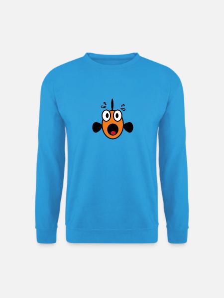 Panic Fish - Unisex Sweatshirt - sea blue