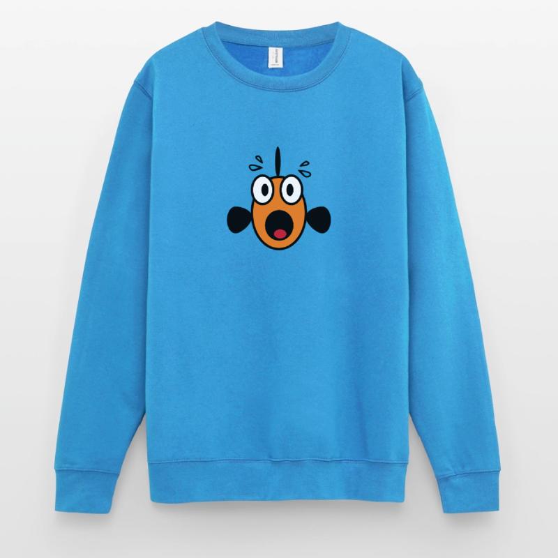 Panic Fish Unisex Sweatshirt
