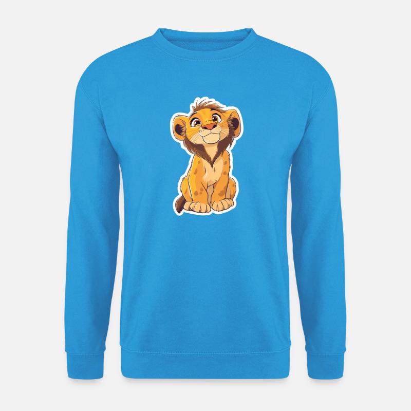 Löwe - Unisex Pullover - Meeresblau