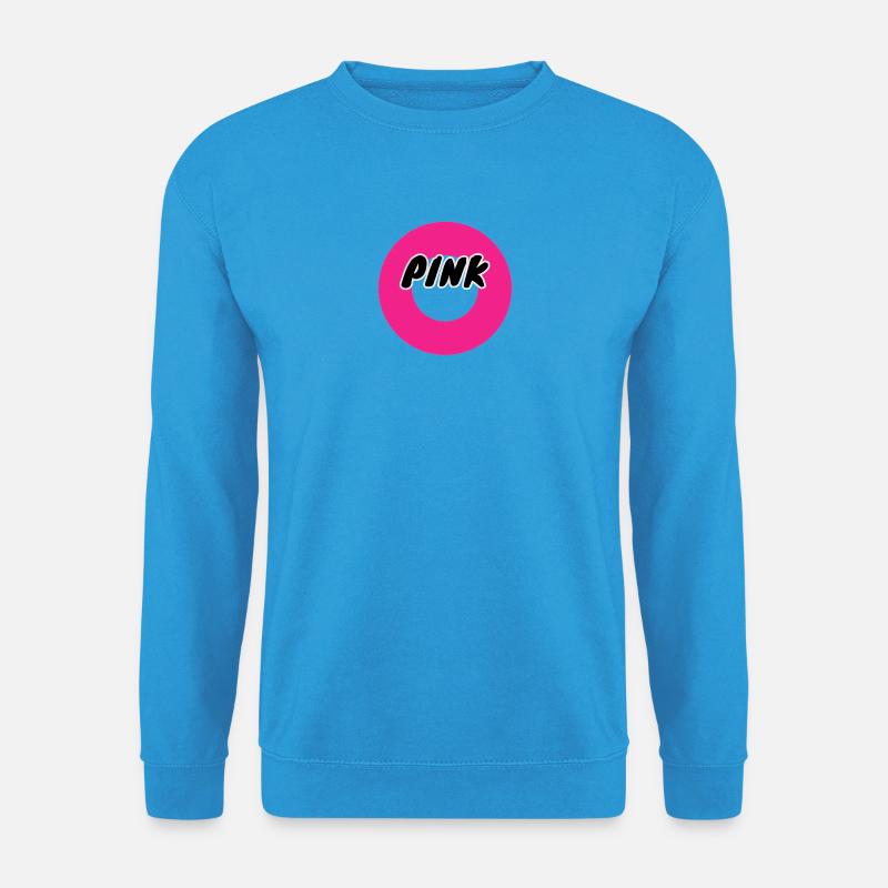 PINK Kreis Schriftzug - Unisex Pullover - Meeresblau