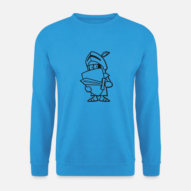 vl032a_ritter_1c - Unisex Pullover - Meeresblau