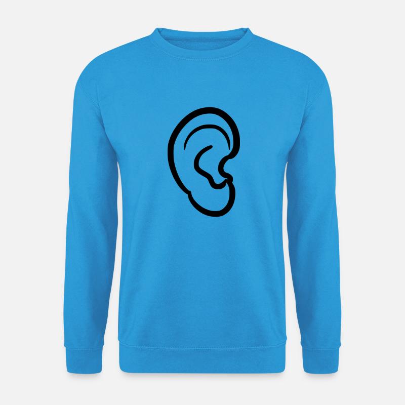 Ohr - Unisex Pullover - Meeresblau