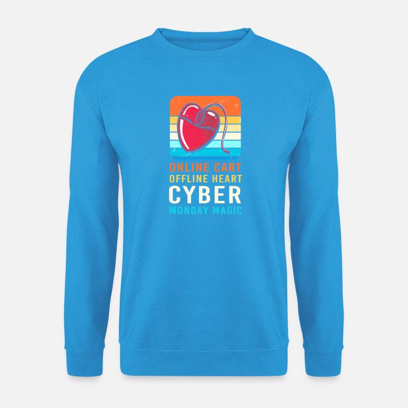 Cyber Monday Kaufrausch - Unisex Pullover - Meeresblau