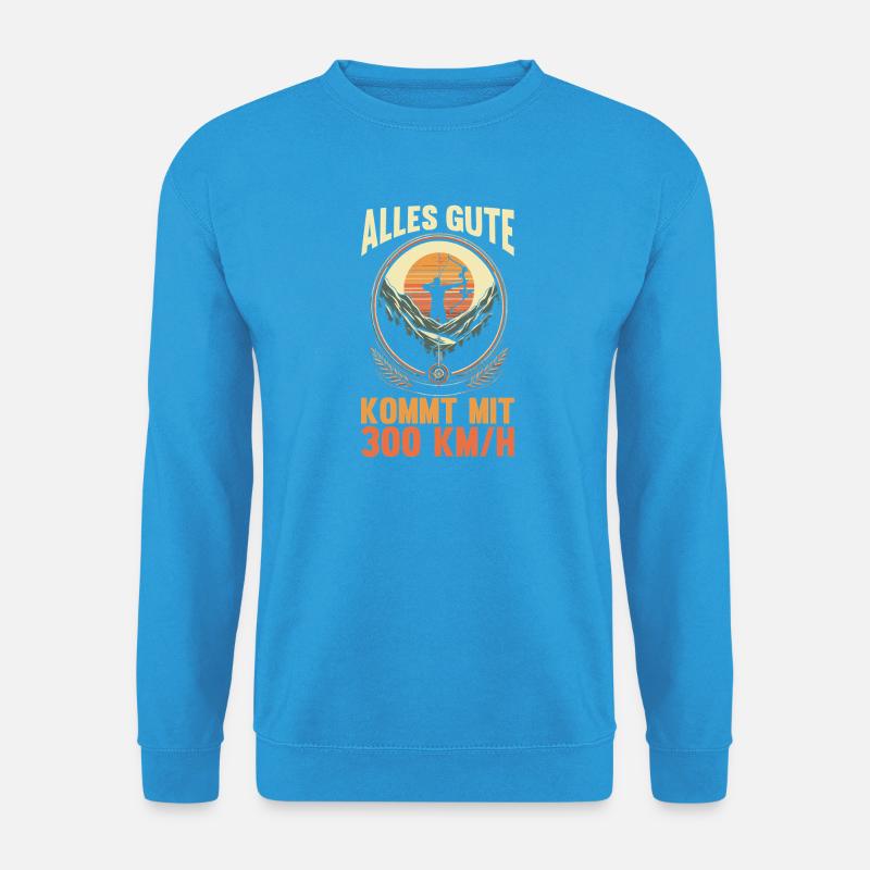 Bogenschütze Bogensport Bogenschießen - Unisex Pullover - Meeresblau