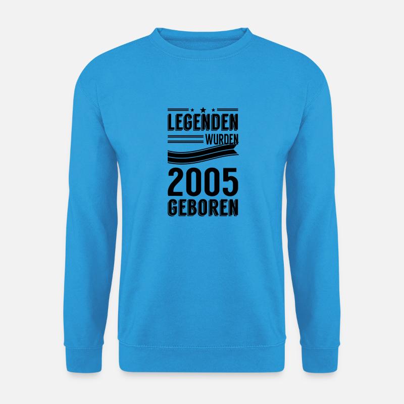 2005 - Unisex Pullover - Meeresblau
