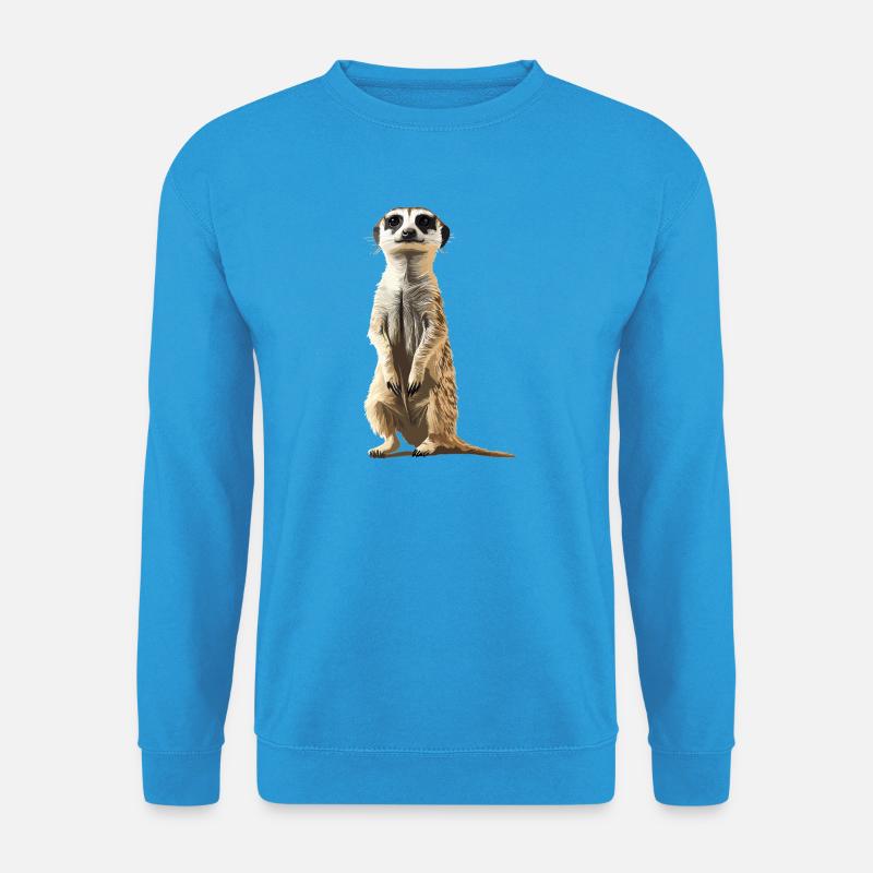 Meerkat Erdmännchen - Unisex Pullover - Meeresblau