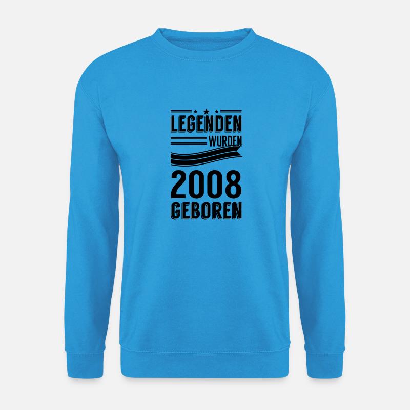 2008 - Unisex Pullover - Meeresblau