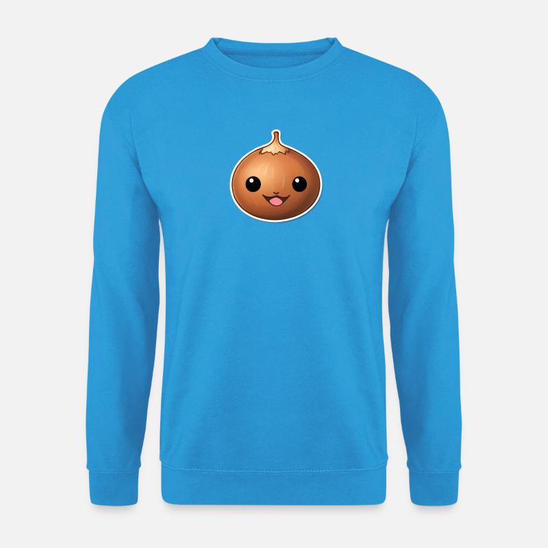 Kawaii Kastanie - Unisex Pullover - Meeresblau