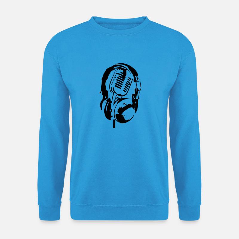 mikrokopfhoerer - Unisex Pullover - Meeresblau