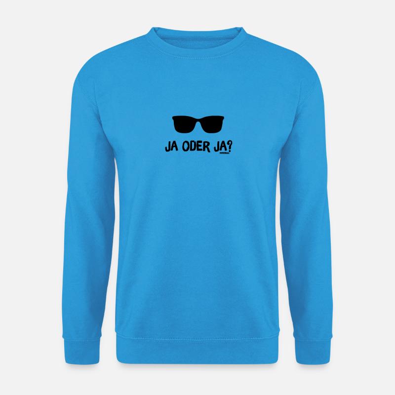 Ja oder Ja? - Unisex Pullover - Meeresblau