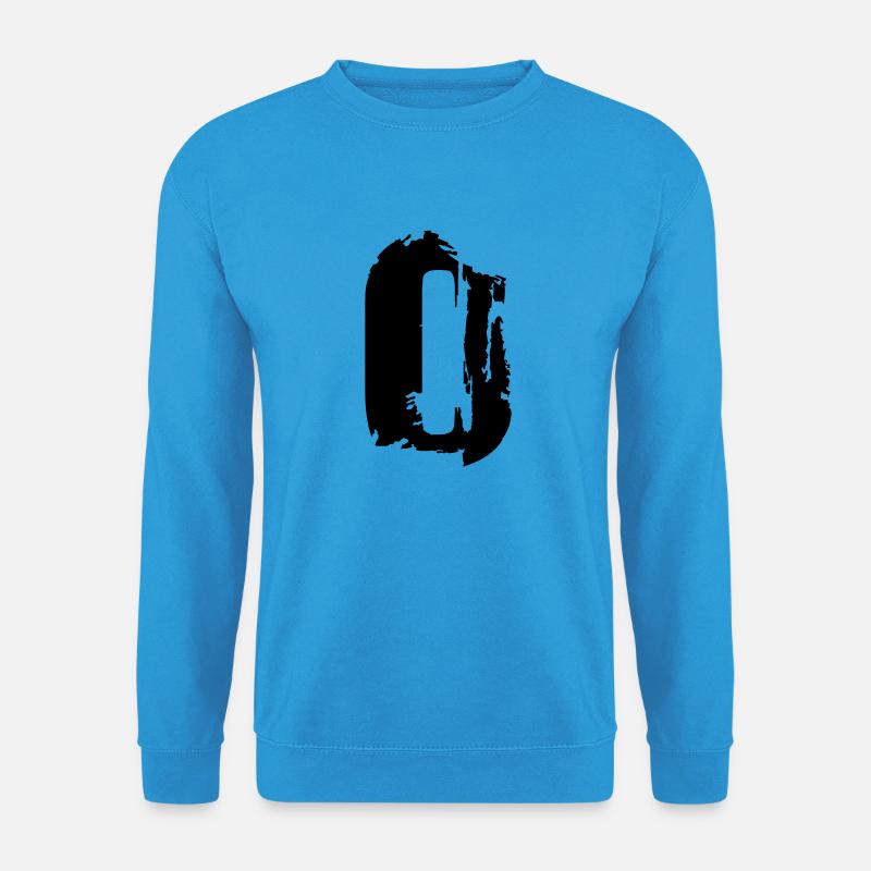 O - Buchstabe - Unisex Pullover - Meeresblau