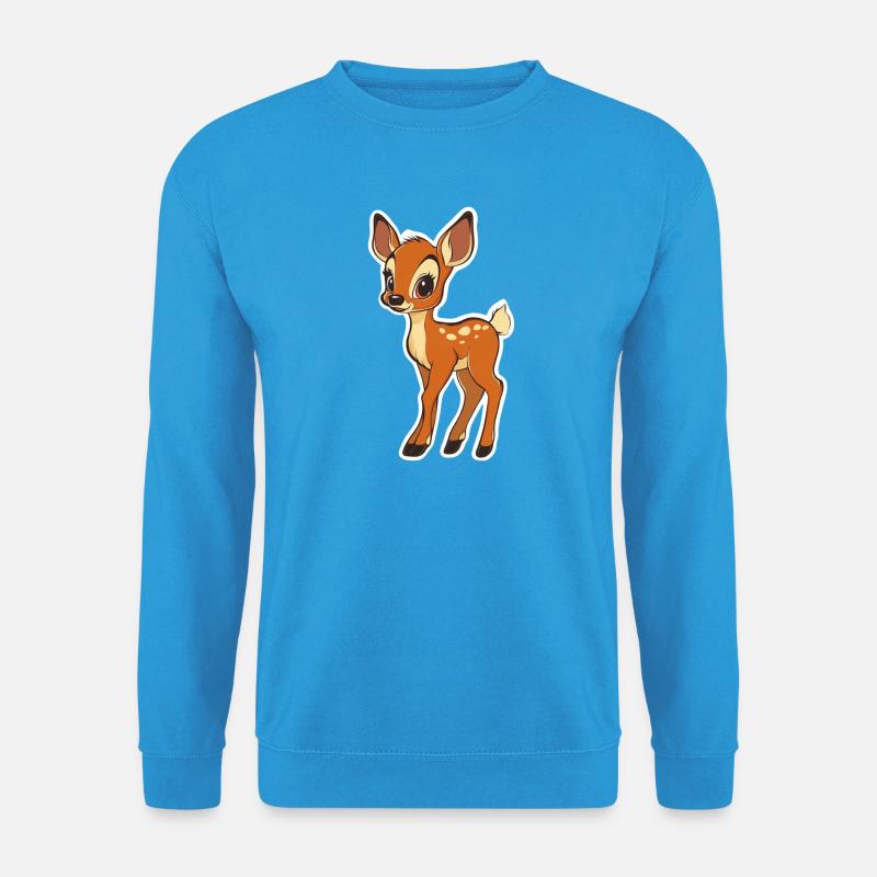 Reh - Unisex Pullover - Meeresblau