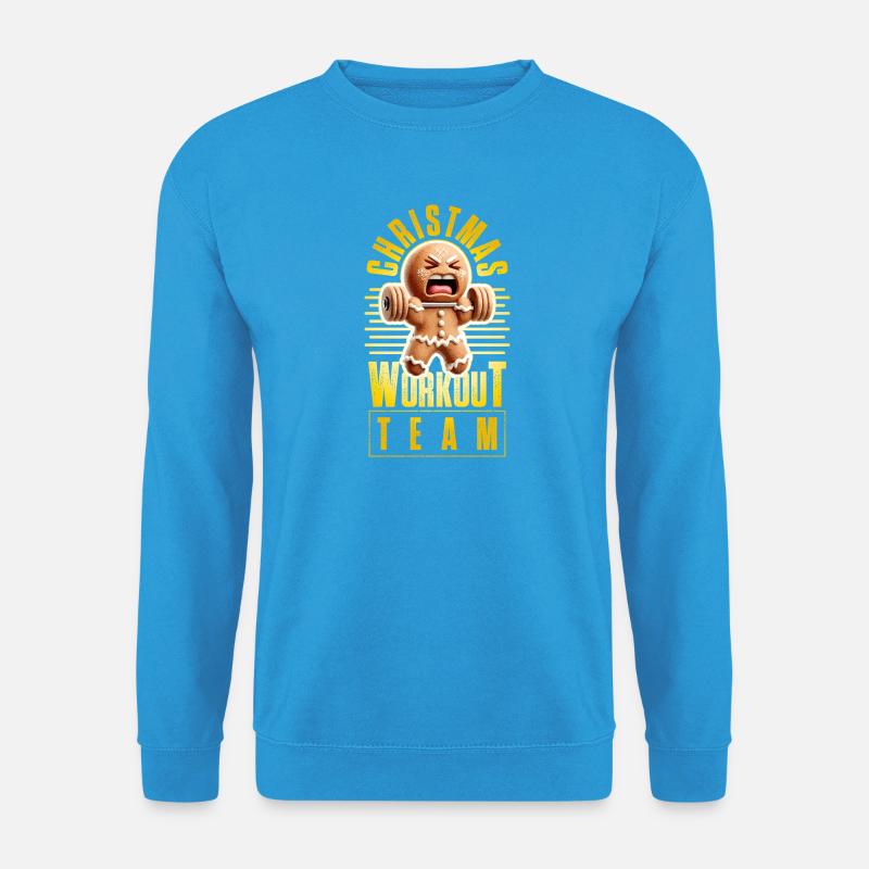 Christmas Workout Team Weihnachten - Unisex Pullover - Meeresblau