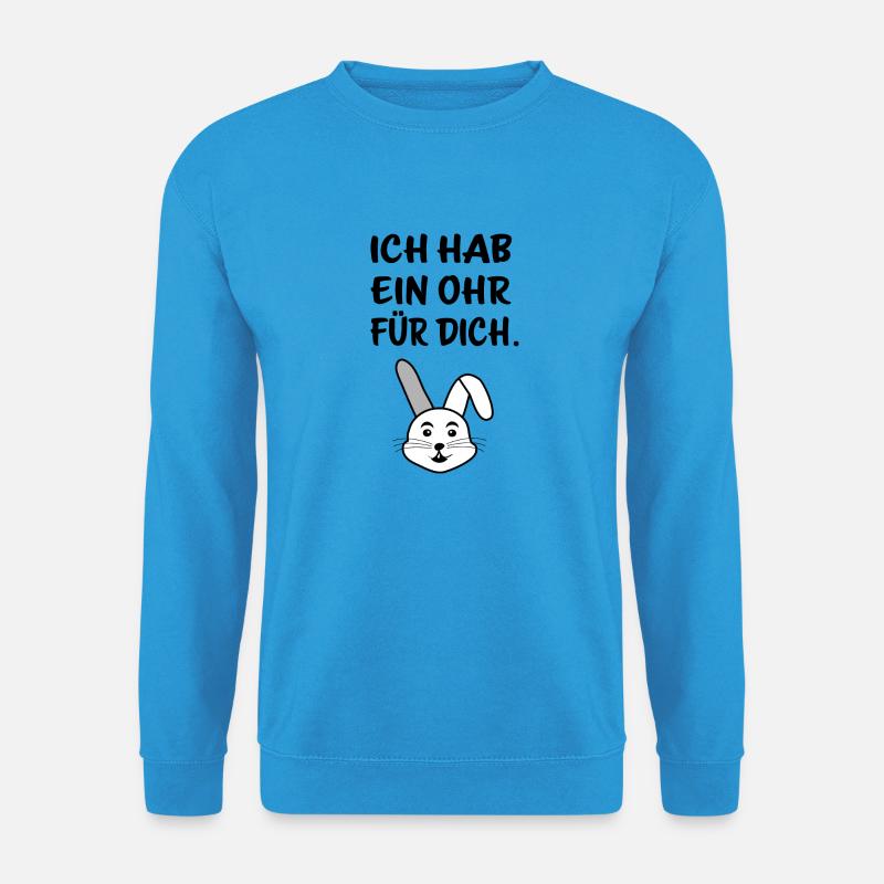 Ein Ohr - Unisex Pullover - Meeresblau