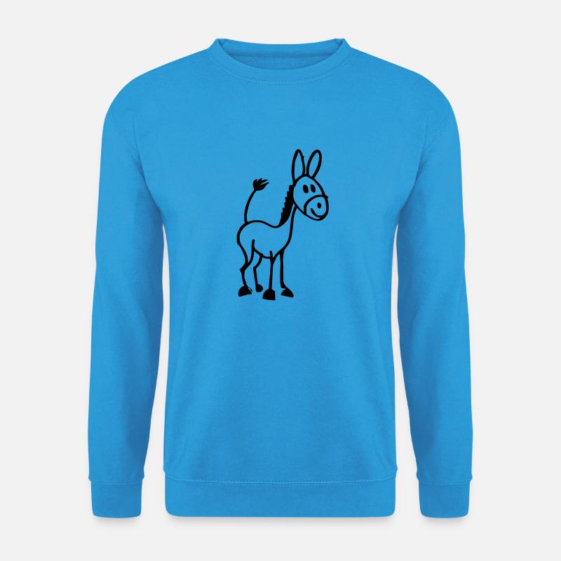 Kleiner Esel - Unisex Pullover - Meeresblau