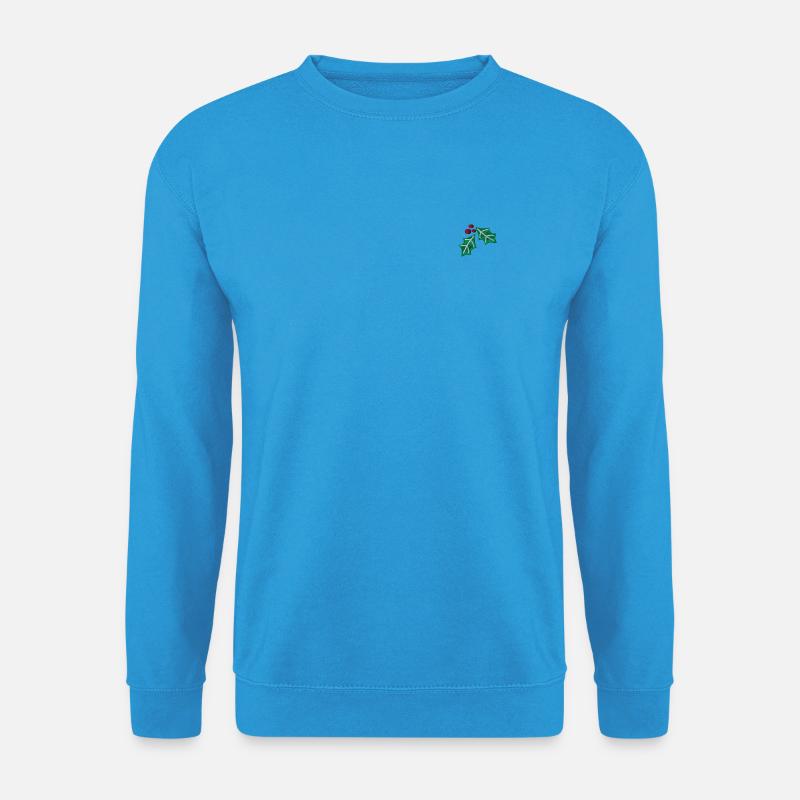 Kornelkirsche bestickt - Unisex Pullover - Meeresblau
