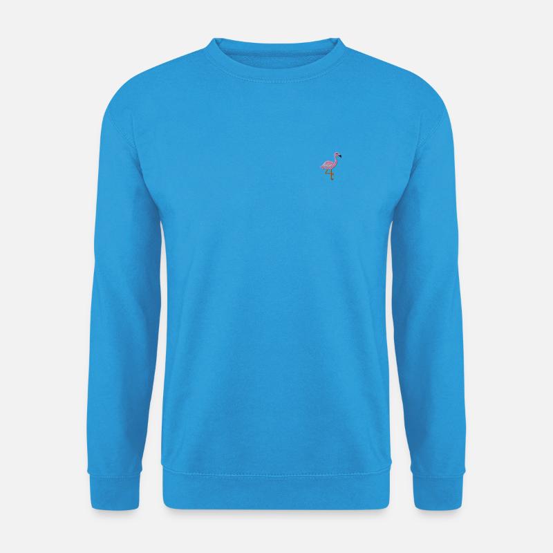 Flamingo - Unisex Pullover - Meeresblau