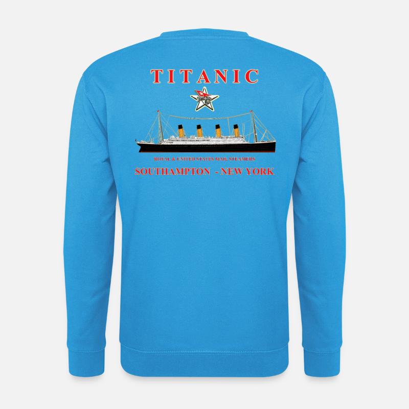 TITANIC CREATION Louis RUNEMBERG © Adagp - Sweat-shirt Unisexe - bleu mer