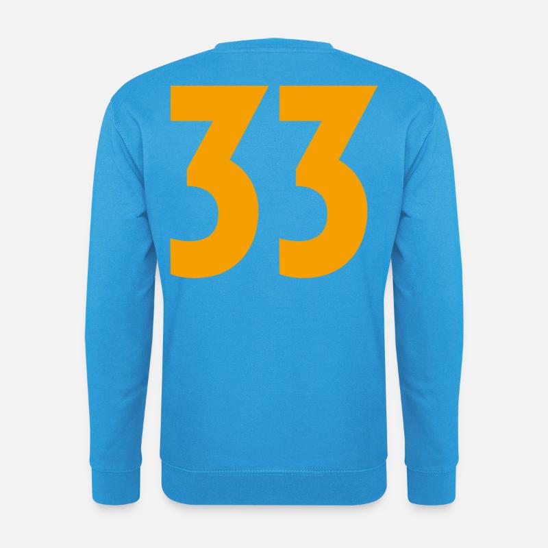 33 - Unisex Pullover - Meeresblau
