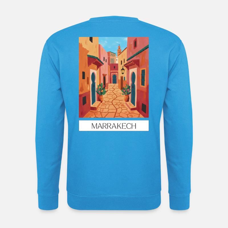 Marrakesch Farbenzauber - Unisex Pullover - Meeresblau