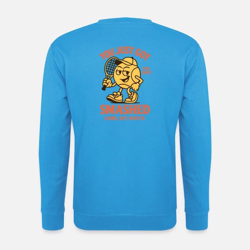 YOU JUST GOT SMASHED - Unisex Pullover - Meeresblau