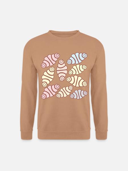 FRANZBRÖTCHEN MUSTER - Unisex Pullover - Mocca
