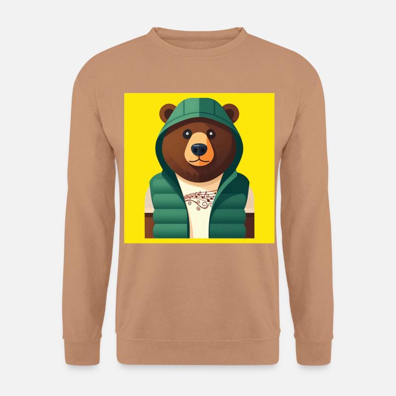 HUMAN BEAR – Baby & Kinder - Unisex Pullover - Mocca