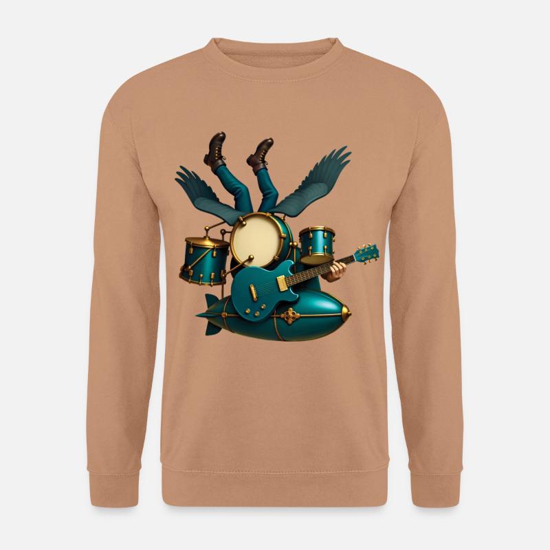 ZEPPELIN BAND – Ton & Bild - Unisex Pullover - Mocca