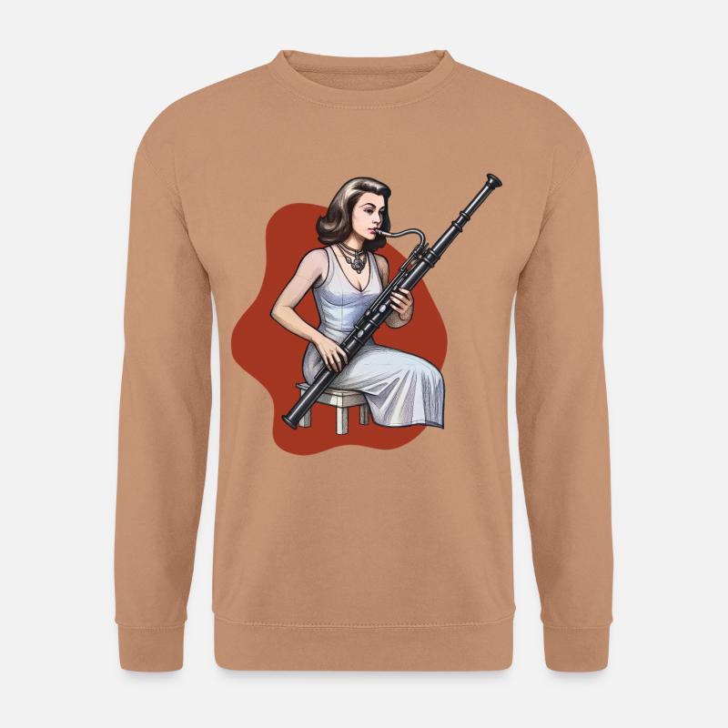 CLARINETIST #1 – Ton & Bild - Unisex Pullover - Mocca