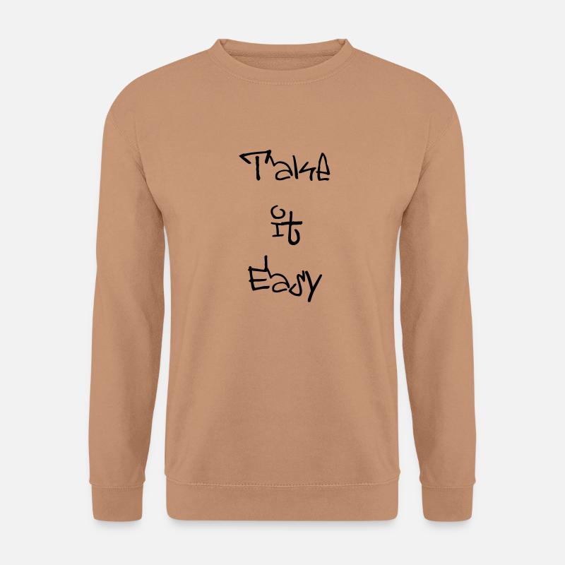 take it easy - Unisex Pullover - Mocca