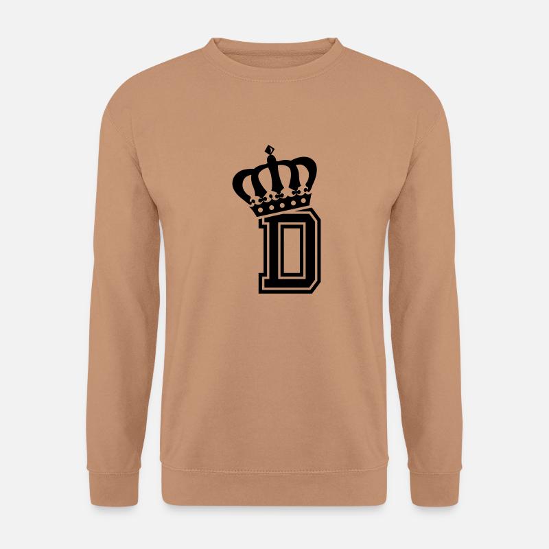 Buchstabe D - Unisex Pullover - Mocca