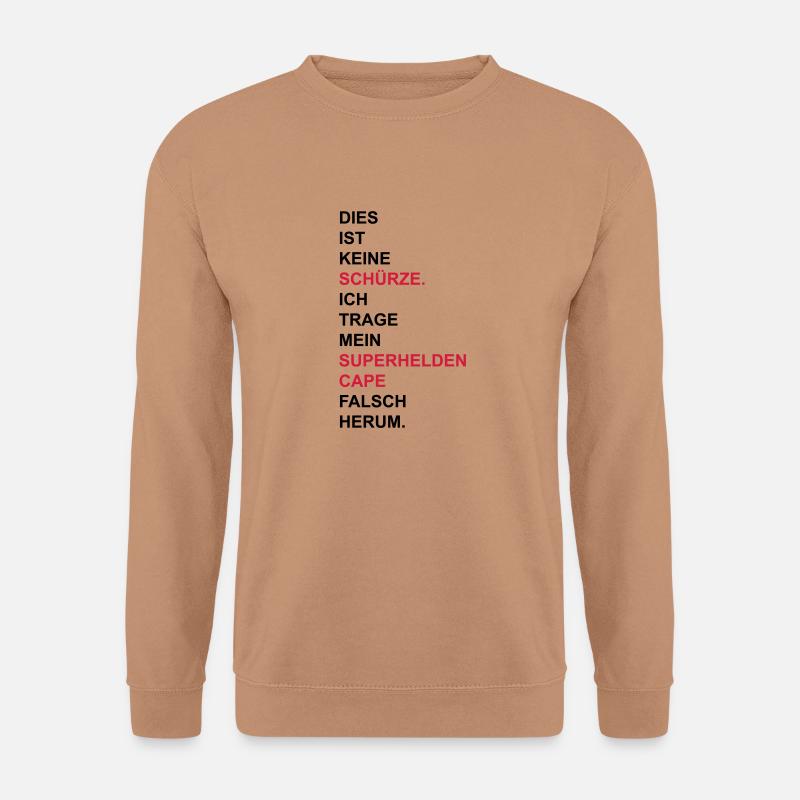 Schürze - Unisex Pullover - Mocca
