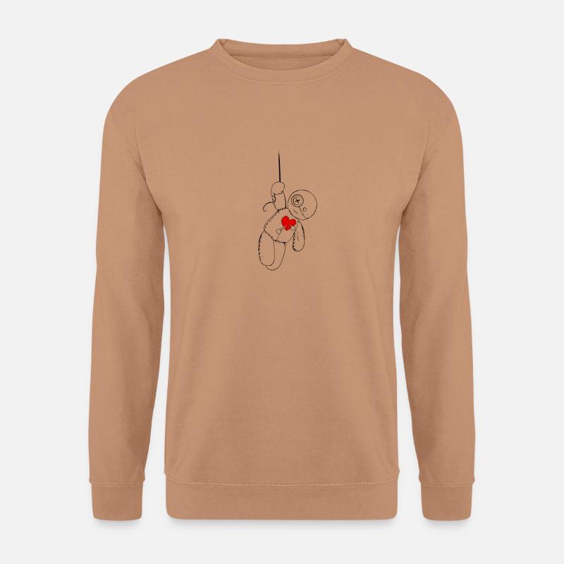 Voodoo-Puppe - Unisex Pullover - Mocca