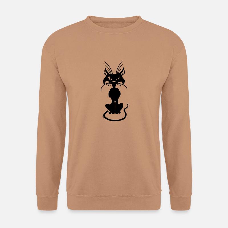 Böse Katze - Unisex Pullover - Mocca