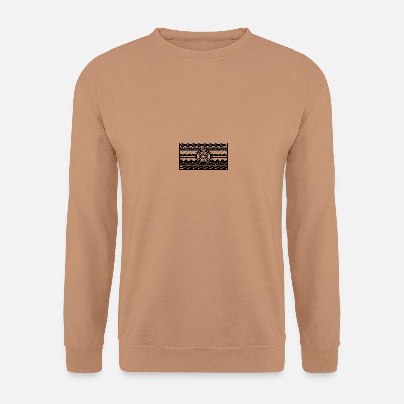 Maori schwarz - Unisex Pullover - Mocca